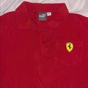 PUMA Red Ferrari Polo Shirt